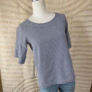 Prairie Underground Gingham Short Sleeve Top